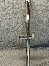 Easy Mount Shower Slider Bar 26 In. w/ Adjustable Handheld Shower Head Holder