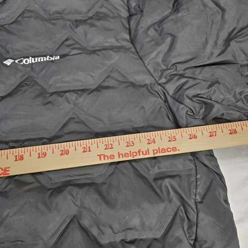 Columbia Walker Mill Heat Seal 650 Down Omni Heat Puffer Jacket Black Mens XXL - Picture 9 of 11