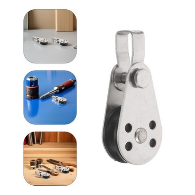 4Pcs Stainless Steel Pulley Block for Rope Heavy Duty Marine Sailing Hardware