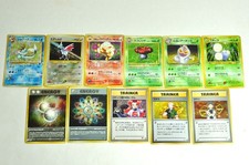 Pokemon card Old Back LOT 11 Holo Rare japanese Vaporeon Arcanine Arbok etc...
