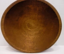 Antique/Vintage Wooden Dough Bowl Rustic Country, Farmhouse 10.5" Dia 3" Deep