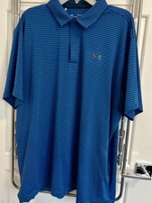 Under Armour Men  s HeatGear Golf Polo Shirt Size XXL 2XL Short Sleeve