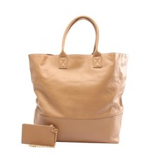 BOTTEGA VENETA Bag: Tote Beige W41H45D16cm w/pouch;