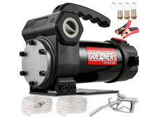 12V DC Fuel Transfer Pump Kit 15GPM - High Flow Diesel Transfer Pump with Self-P