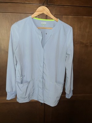 Scrubstar   Blue Uniform Coat Sz Small