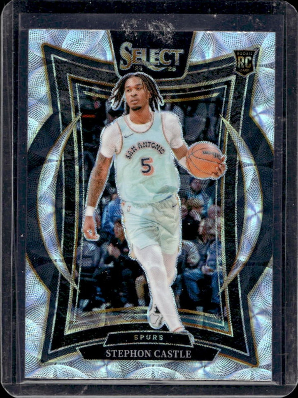 2024-25 Select Stephon Castle Concourse RC Scope Prizm #72 Spurs