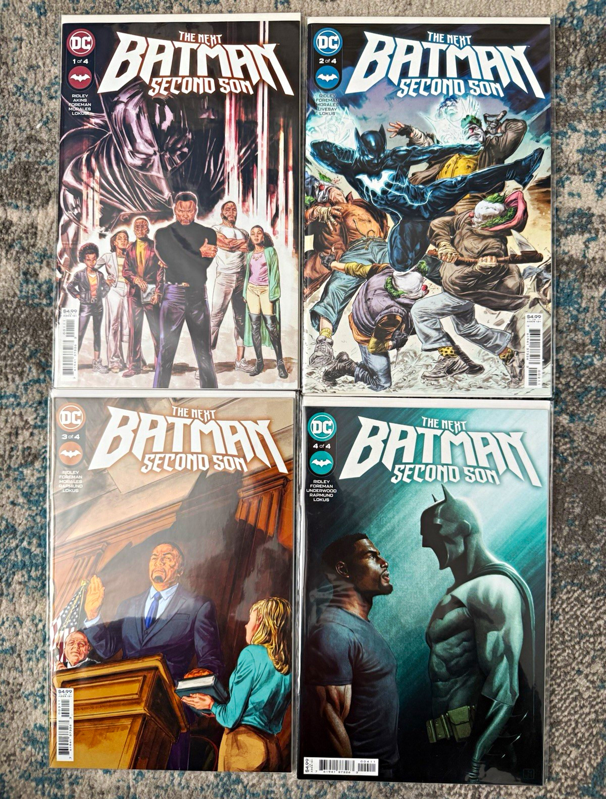 DC Comics The Next Batman: Second Son #1-4 Complete Set (2021) Comic Lot