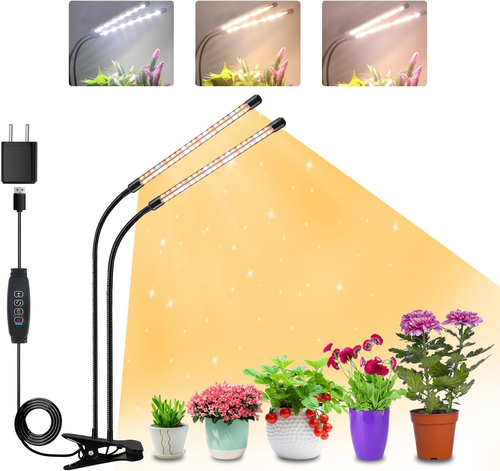 VAYALT Lampada per Piante, 600W LED Lampada per Piante con UV e IR, Lampade per Coltivazione Indoor Spettro Completo LED Coltiva Luce Piante Indoor Verdure e Fiori (3000K 5000K 660nm 730nm