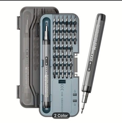 Cordless Electric Screwdriver Kit, 46 Tools in One,for Repairing Phones,Laptops,