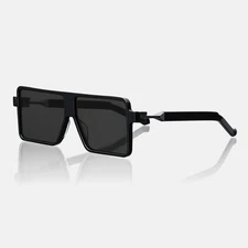 NEW Vava BL0000-BLK BLK SIL Sunglasses 59mm 100% Authentic