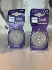 Philips AVENT Natural Response Nipple Flow 1 0 Months Baby Bottle Nipples 2-Pack