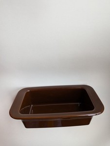 Fiesta Loaf Pan Chocolate Used Once