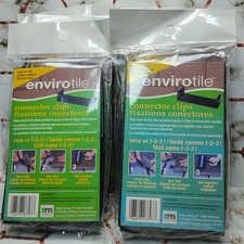 Lot of 6 Packs Envirotile Connector Clips Til...
