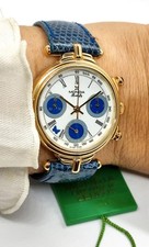 MONDIA by Zenith mod BUTTERFLY cronografo mov Harley Ronda 726 nos NEW OLD STOCK