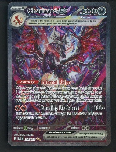 2024 Pokemon PAF EN Special Illustration Rare #234 Charizard ex