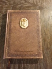 Willow Tree Demdaco Journal Treasuring A Great Moment Leather  Diary Blank Book