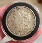 1891 CC U.S. Morgan Silver Dollar $1 Carson City w/holder