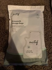 Motif Medical Breastmilk Storage Bags 8 oz Single Use Bags 90 Count New in Bag