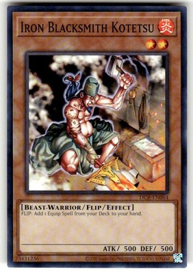 Yugioh Iron Blacksmith Kotetsu #DCR-EN064 Dark Crisis (25th Anni Edition) NM
