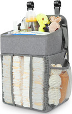 Maliton Changing Table Diaper Organizer - Baby Hanging Diaper Stacker Nursery Ca