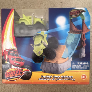 Nickelodeon Blaze Monster Machines Zeg High Jump Challenge Playset Ages 3+