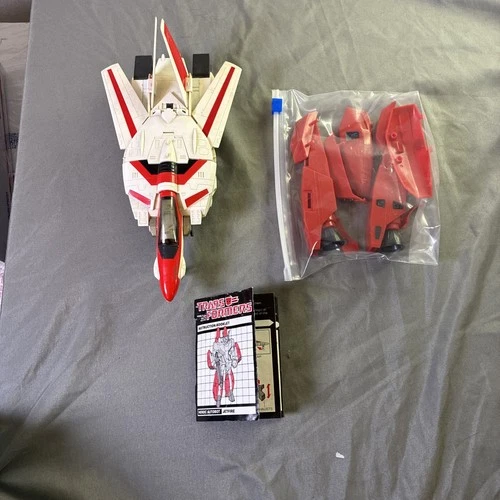BANDAI 1985 Trans Formers Heroic Autobot Jetfire Used With Instruction Booklet