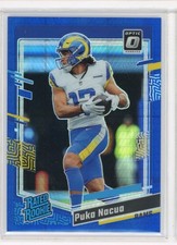 2023 Donruss Optic Puka Nacua RC Rookie Blue Hyper Prizm