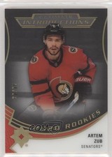 2020 Upper Deck Ultimate Collection Introductions Onyx Black /25 Artem Zub 0b6z