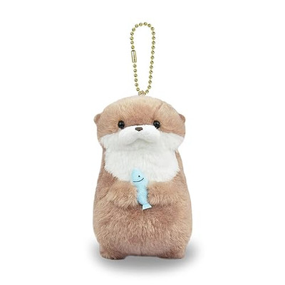 NEW Amuse AMUFUN Kawauso Usoyan Otter LMC Fish Mascot Keychain | eBay