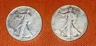 Silver sale of two Liberty Walking Half Dollars (1942/1946)