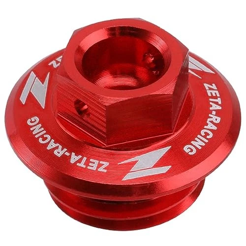 Tapón de llenado de aceite ZETA - rojo ZE89-2110 Foto 3 de 4