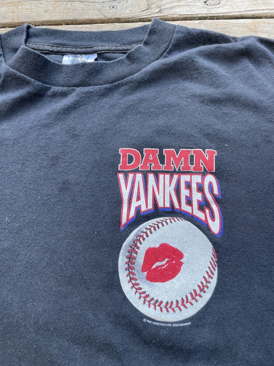 Vintage Damn Yankees Gem T-shirt Size XL Black Mlb Single Vintage Damn Yankees Gem T-shirt Size XL Black Mlb Single