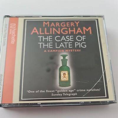 The Case Of The Late Pig by Margery Allingham (Audio CD, 2009)