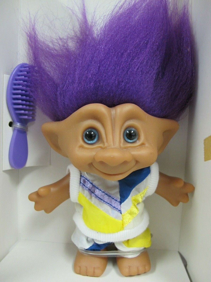 VINTAGE 1992 ACE NOVELTY TREASURE TROLL OPEN BOX WISHSTONE WACKY