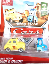 2013 Disney Cars 2 Race Team Luigi Guido Italiano 1:55 Scale Diecast FREE SHIP