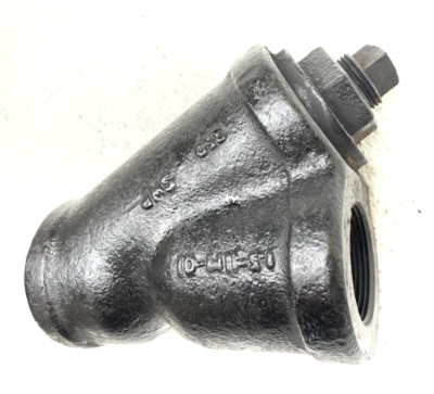 Cast Iron Wye Y Strainer 1-1/2'' NPT 250-SWP / Triple (3) Screens / 3/4'' Blow-off