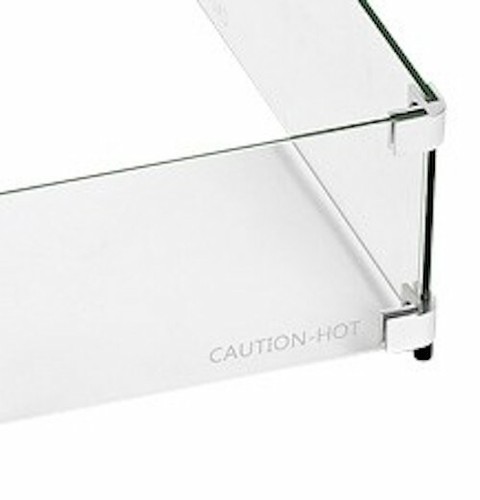 American Fireglass Fire Pit protezione fiamma lineare 35,5" x 11,5" x 6" - Foto 2 di 8