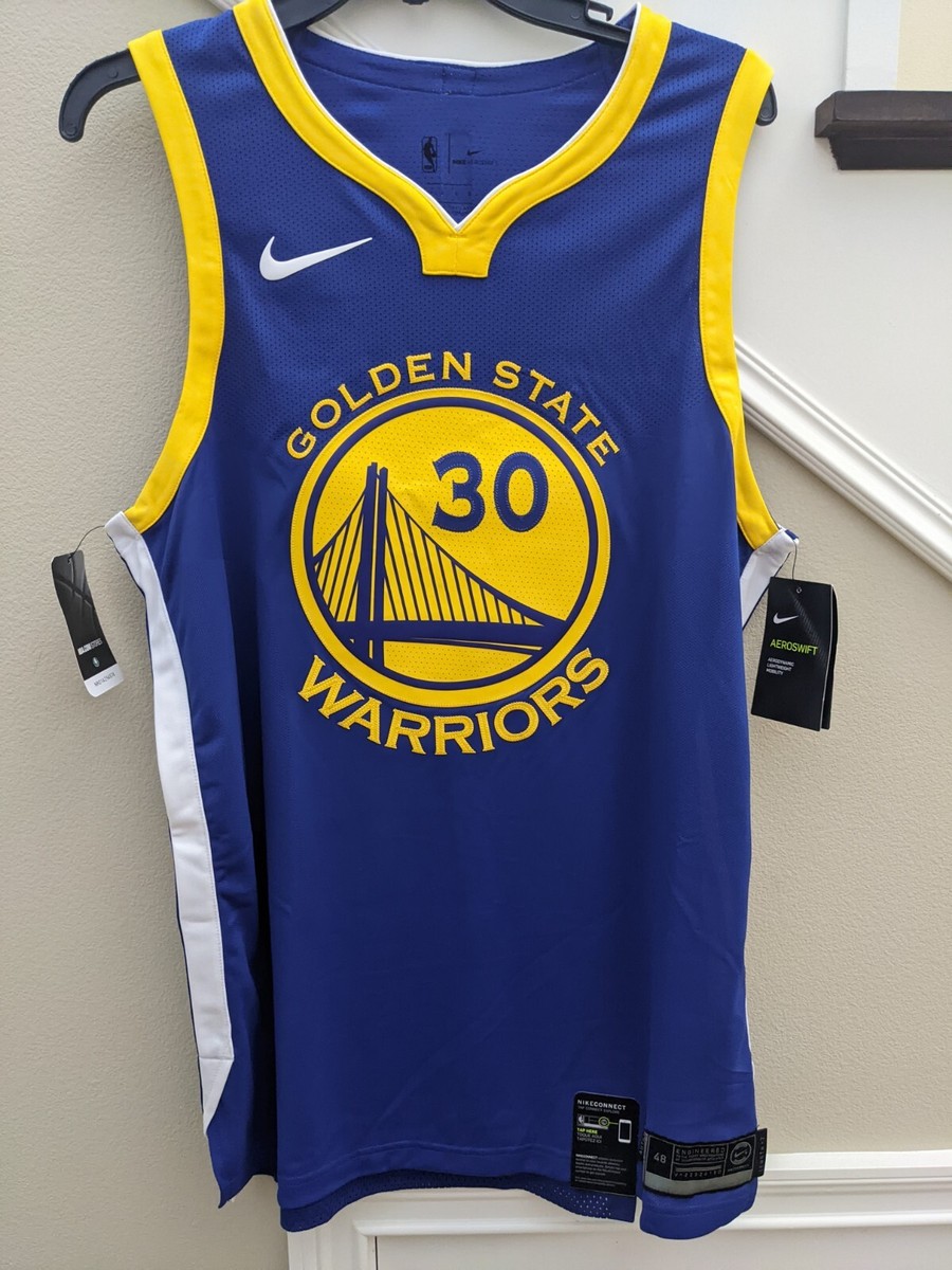 Golden State Warriors #30 Curry Icon Nike Authentic Aeroswift