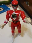 Power Rangers Vintage Auto Morphin Red Ranger Action Figure Bandai 1993