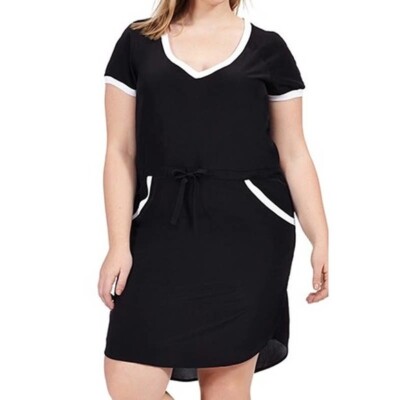 black game day dress Short Sleeve Game Day Black Sequin Dress