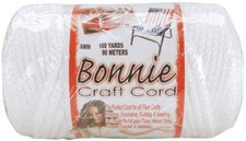 Bonnie Macrame Craft Cord 6mmX100yd-White