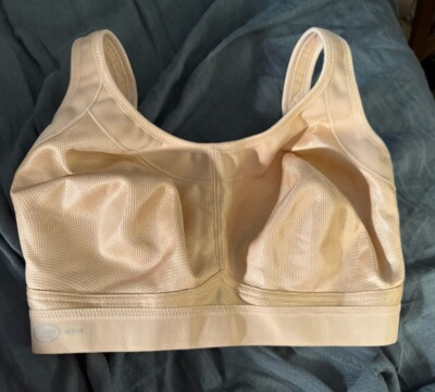 Anita Women's Wire-Free Sports Bra 5529 - 2 Pack, Maximum Support, White, Size 34G