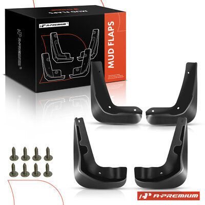 A-Premium Splash Guard Mud Flaps for Ford Focus 12-16 Sedan Front & Rear Side