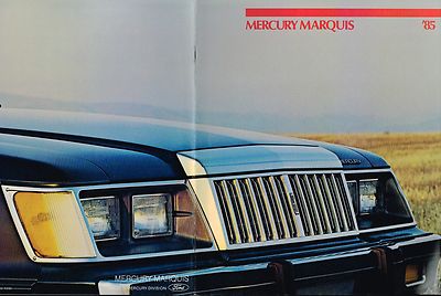 1985 Mercury MARQUIS Brochure / Catalog: Brougham,Station Wagon | eBay