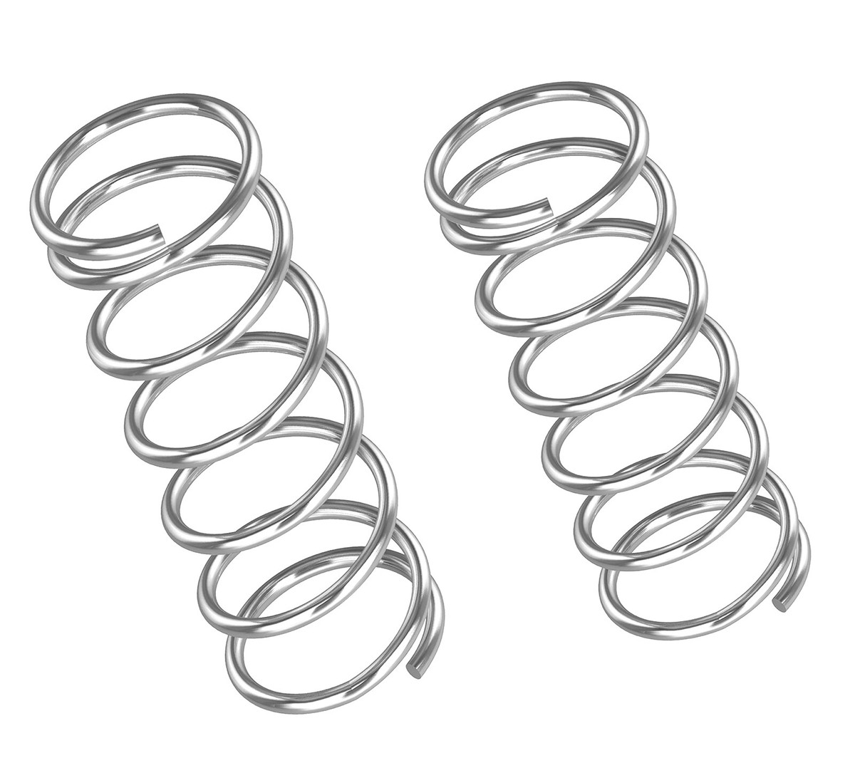 2x Zugfedern Federstahl 0.9mm - S-Haken Federn 35mm Länge