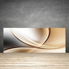 Kitchen Splashback 125x50 Tempered Glass Abstract Art