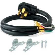 6 Feet Electric Range Cord 40 Amps 4-Prong Wire 61273