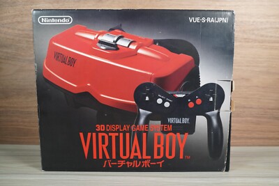 Nintendo Virtual Boy Console controller w/ battery Manuals Stand