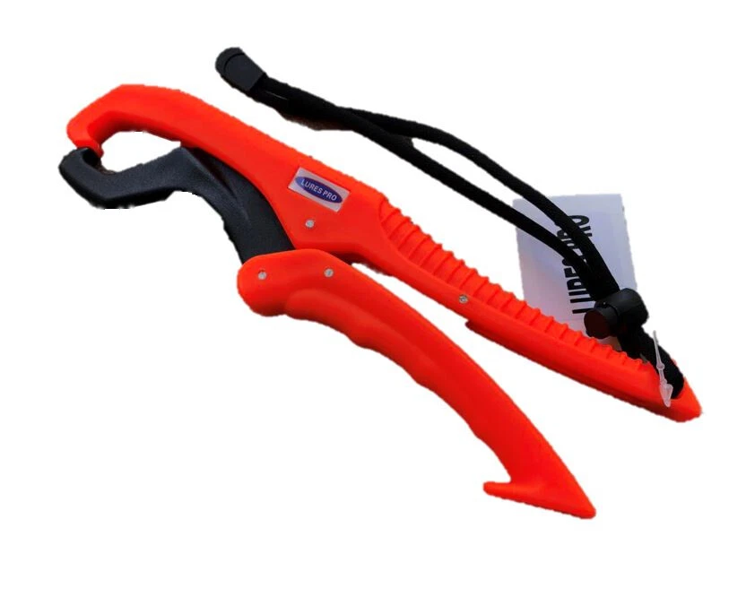 Pinza de pesca Lures Pro pinza de labios flotante 9 pulgadas 6 pulgadas naranja blanco Foto 3 de 3