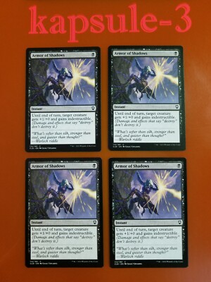 4x Armor of Shadows | Battle for Baldur's Gate | MTG Magic Cards | eBay 4x Armor of Shadows | Battle for Baldur's Gate | MTG Magic Cards | eBay